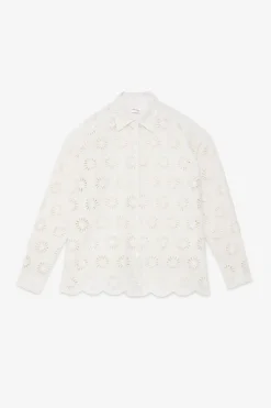 Chemisier en broderie anglaise