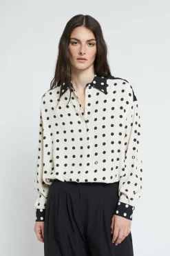 Chemisier en crêpe de viscose