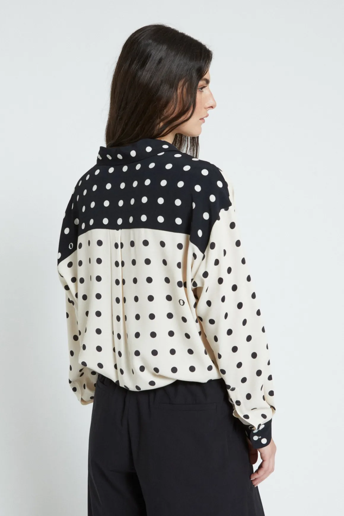 Chemisier en crêpe de viscose