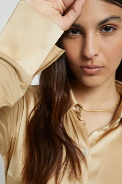 Chemisier en soie et viscose