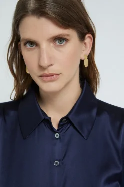 Chemisier en soie et viscose