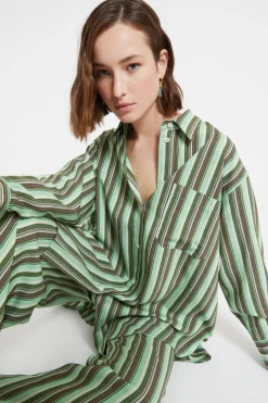 Chemisier en viscose imprimée