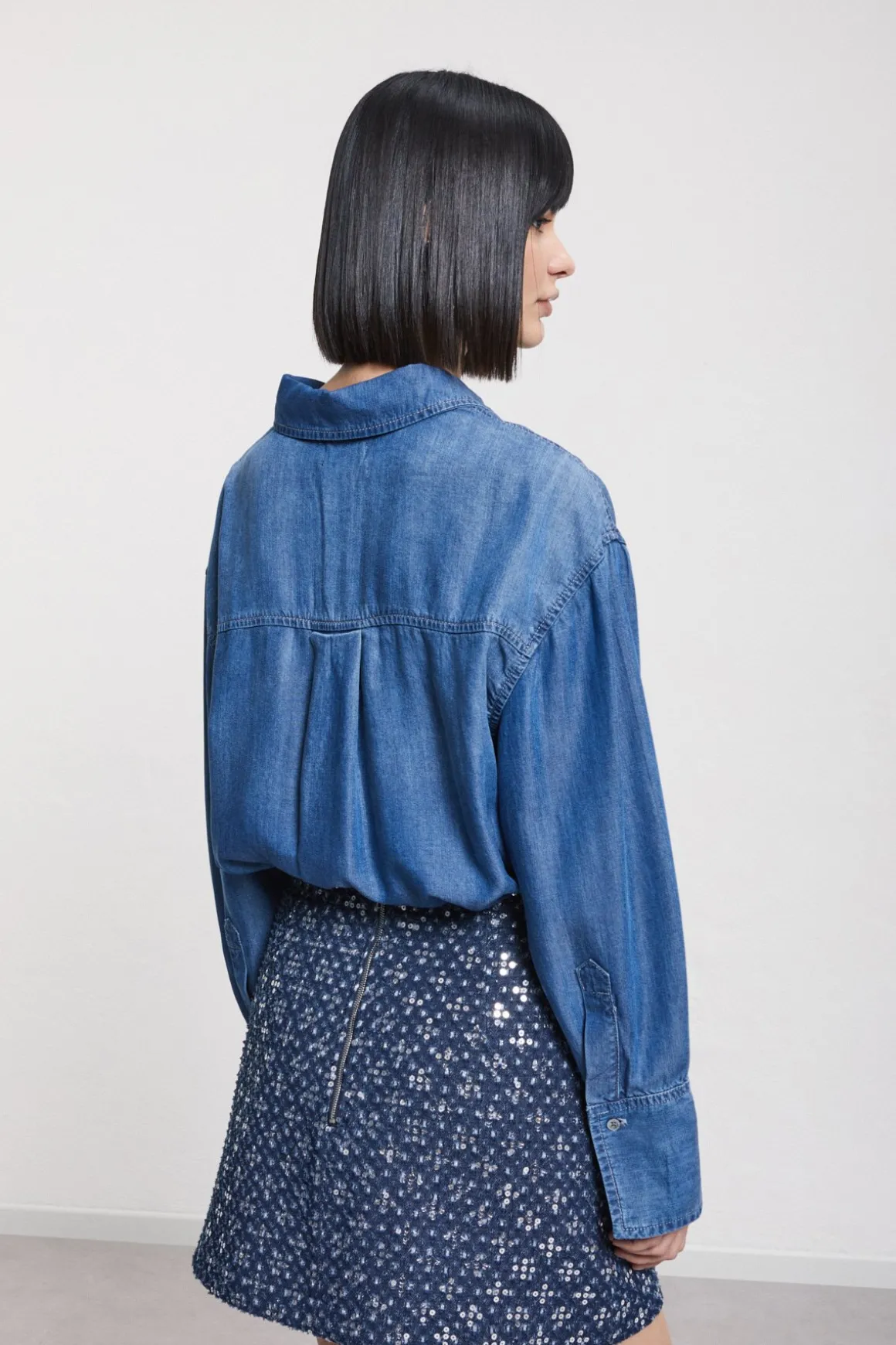 Chemisier jeans