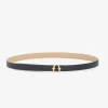 Cinture fine en cuir
