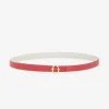 Cinture fine en cuir