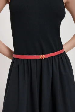 Cinture fine en cuir