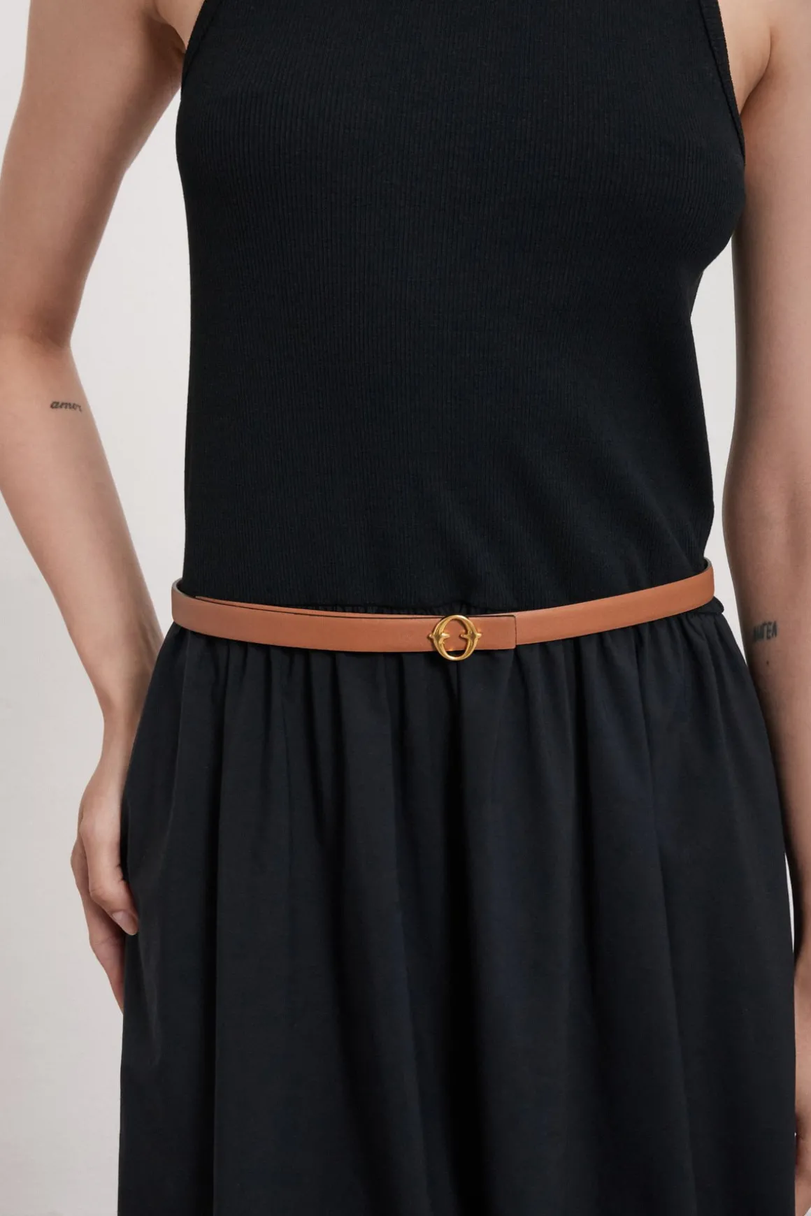 Cinture fine en cuir