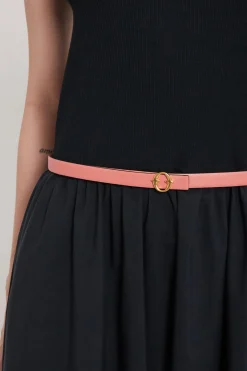 Cinture fine en cuir
