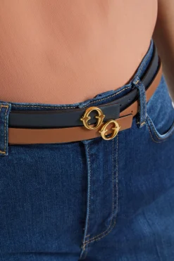 Cinture fine en cuir