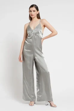 Combinaison en viscose et lin