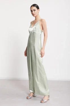 Combinaison en viscose et lin