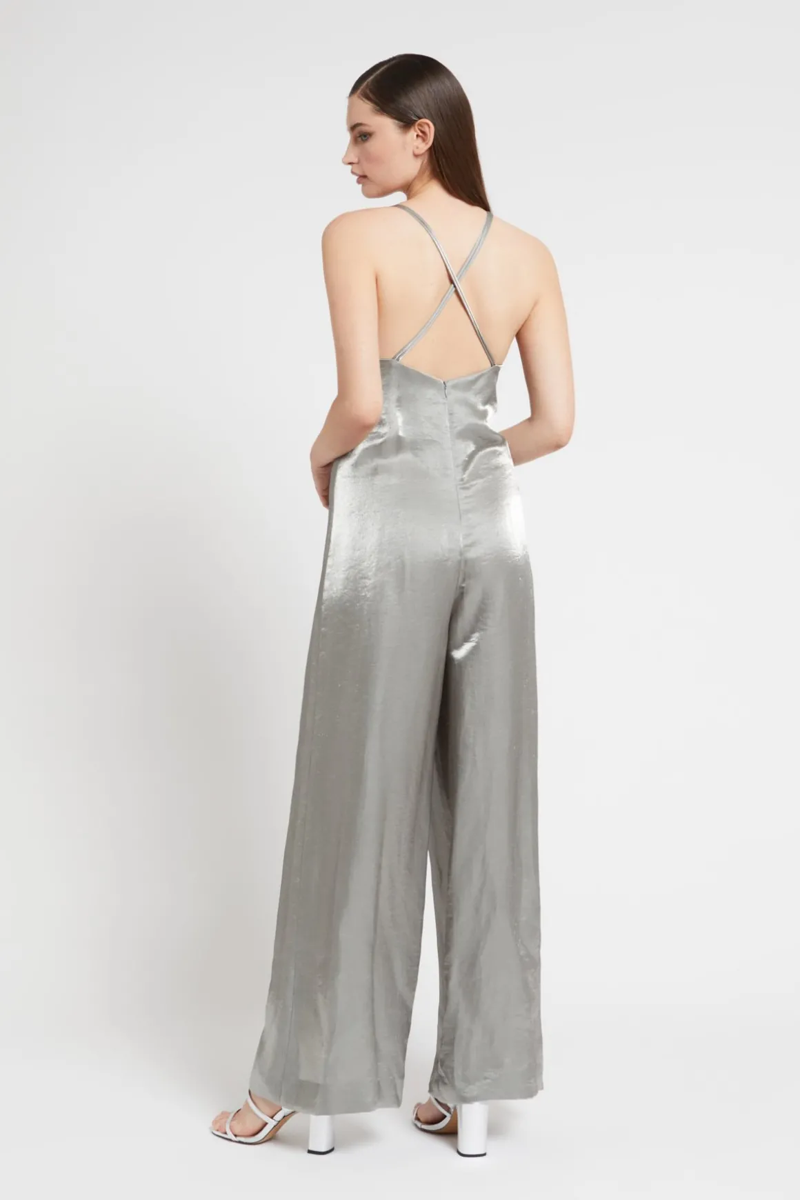 Combinaison en viscose et lin