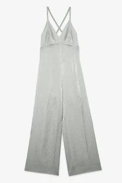 Combinaison en viscose et lin