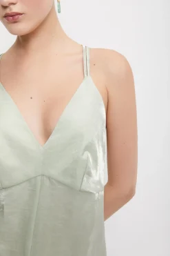 Combinaison en viscose et lin