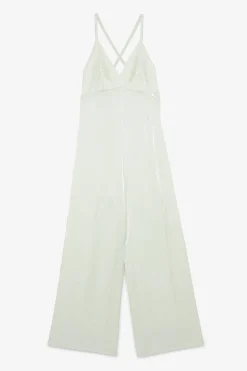 Combinaison en viscose et lin