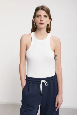 Débardeur en coton modal