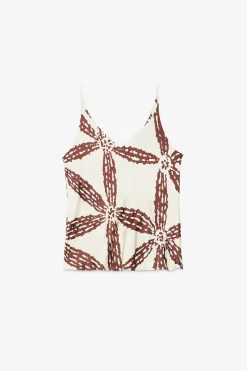 Débardeur en satin de viscose