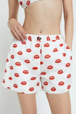 Ensemble de lingerie en coton imprimé