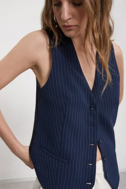 Gilet double tissu