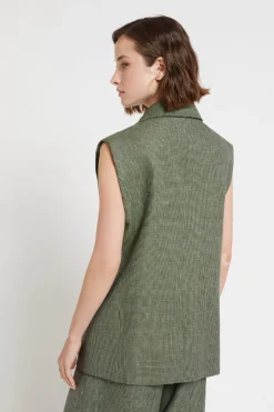 Gilet en lin