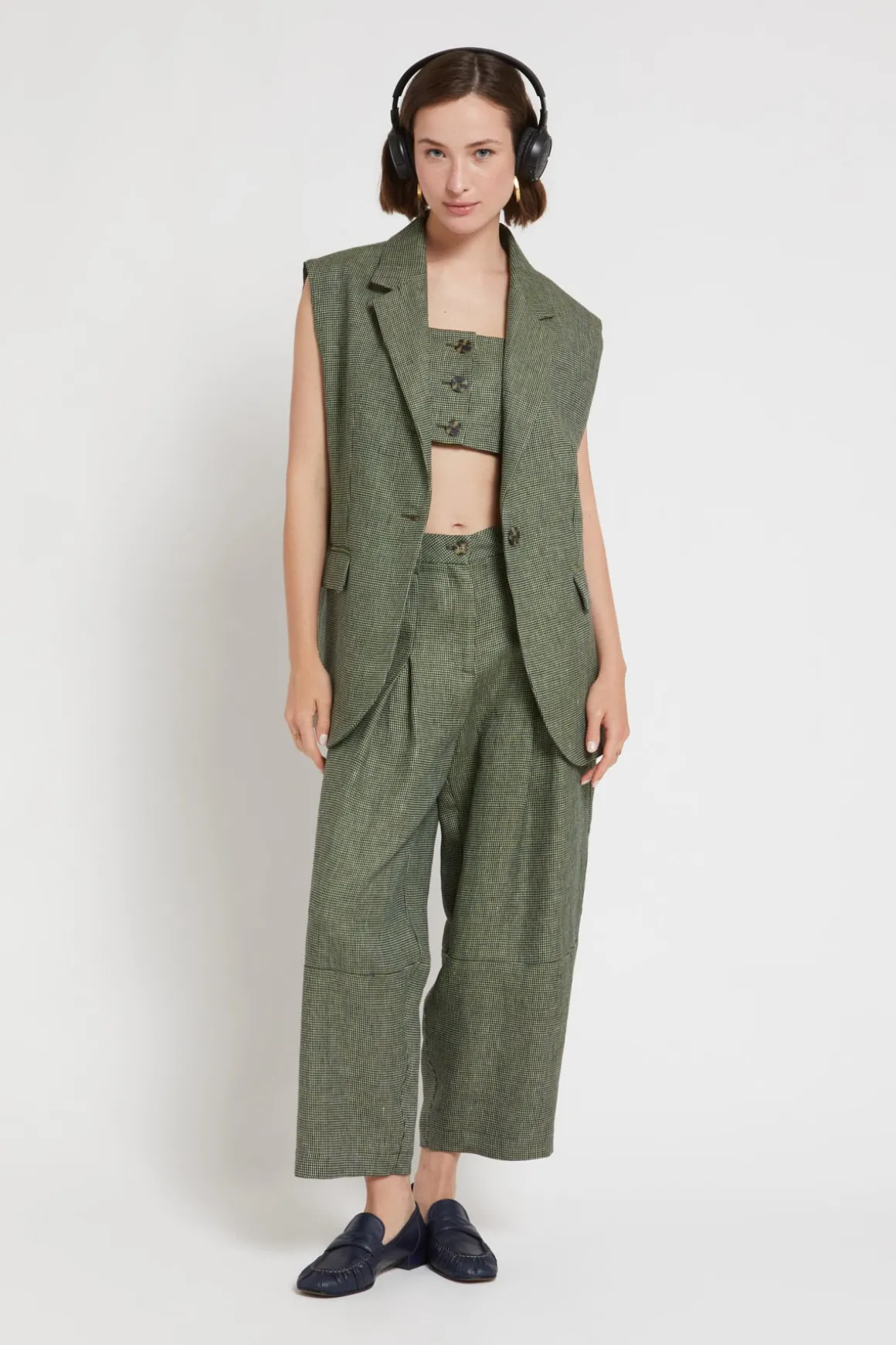 Gilet en lin