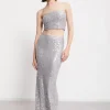 Jupe longue avec paillettes