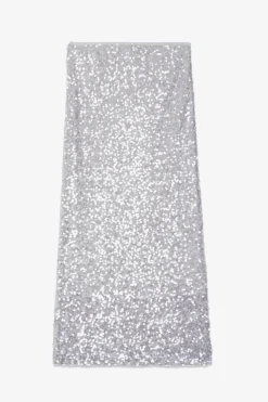 Jupe longue avec paillettes