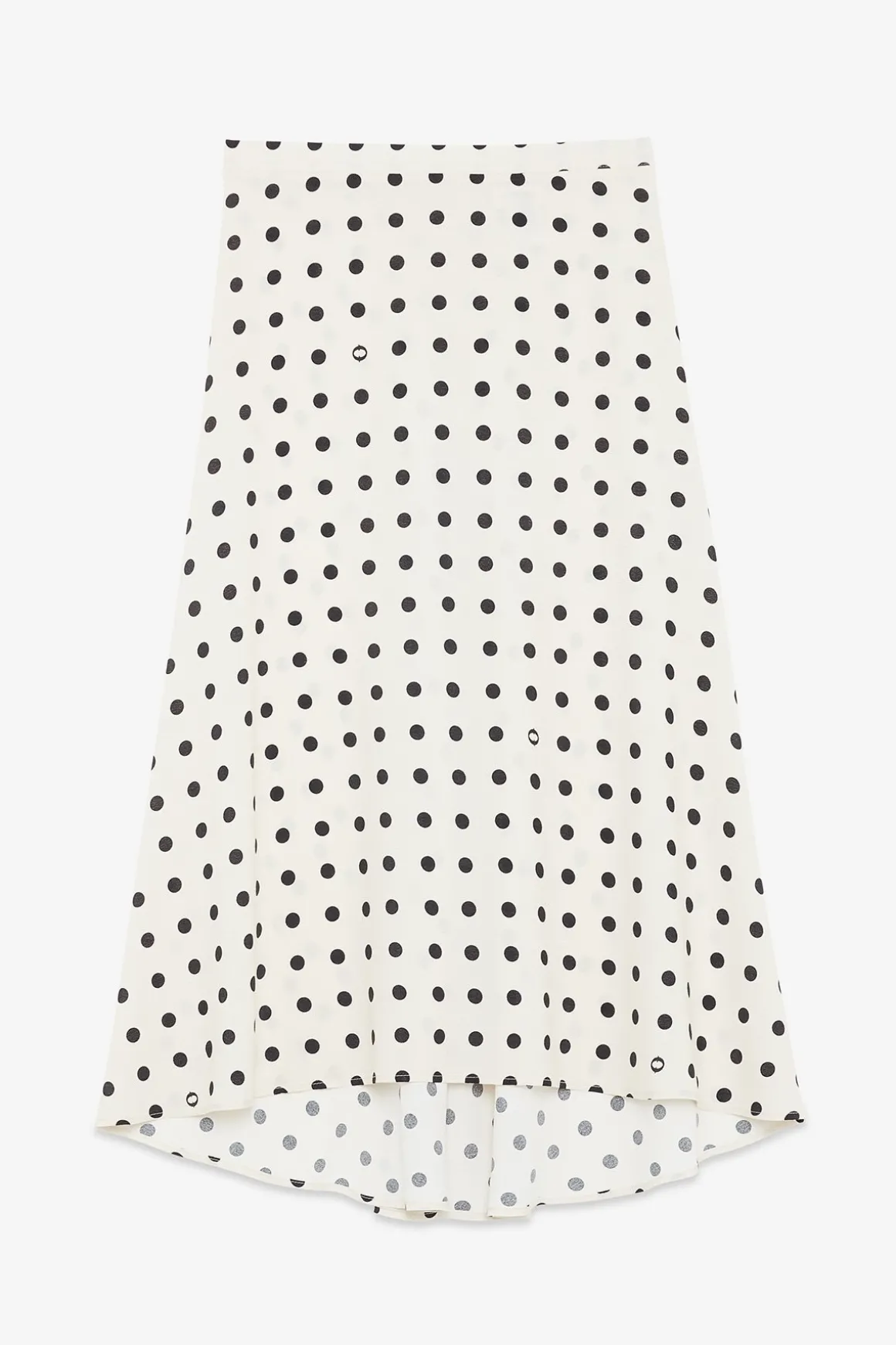 Jupe longue en crêpe de viscose