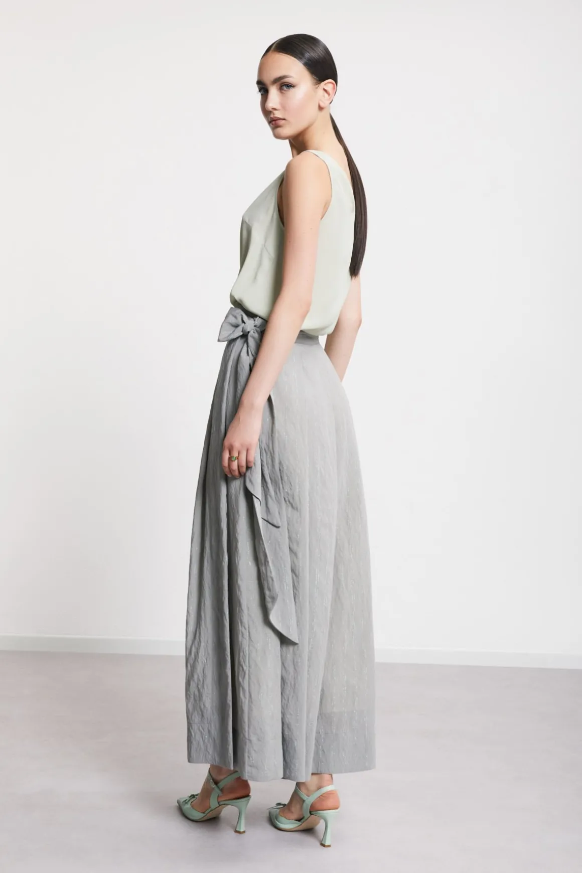 Jupe longue en viscose