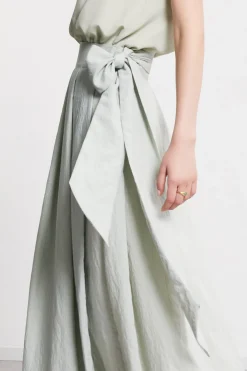 Jupe longue en viscose