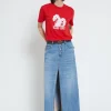 Jupe longue jeans