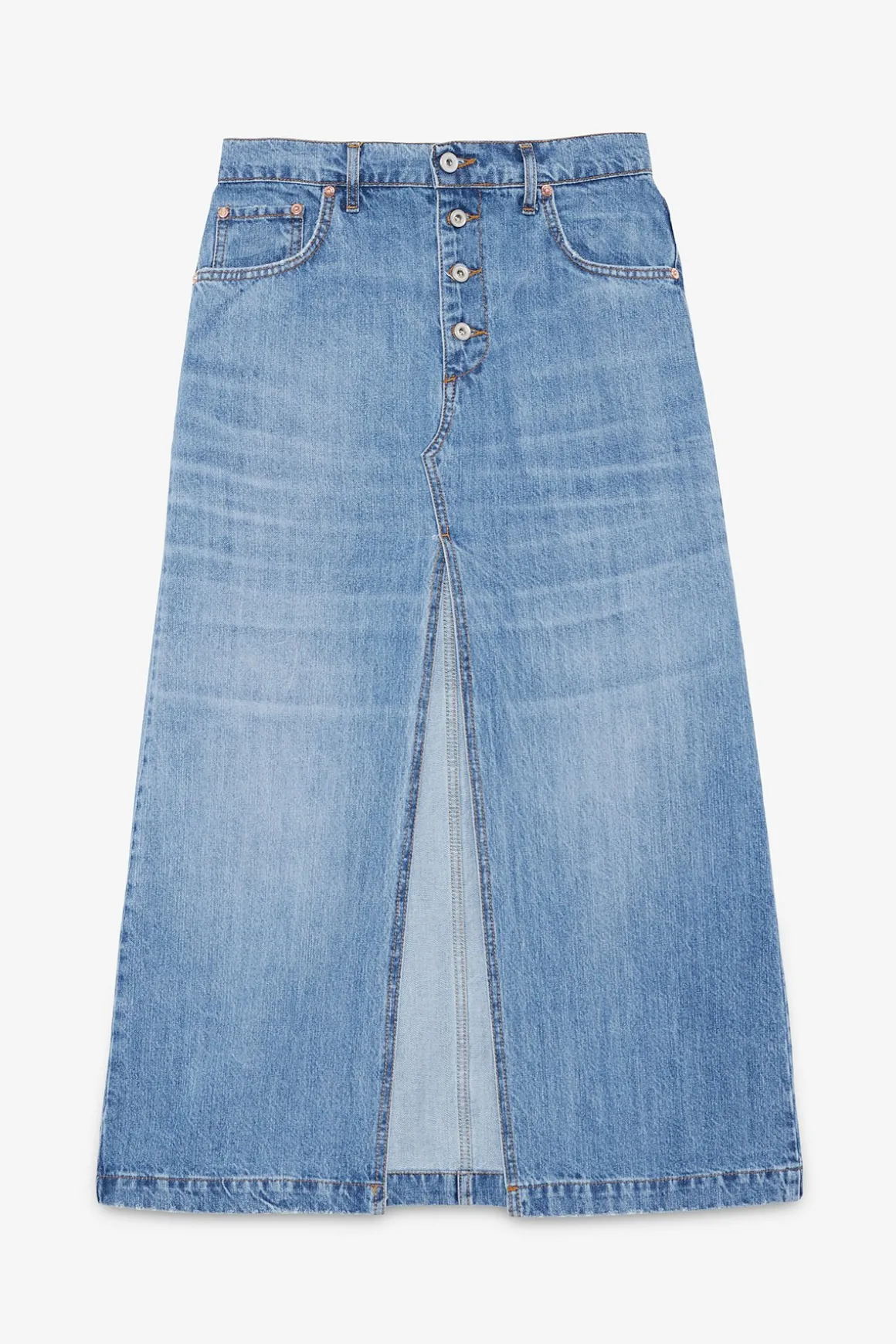 Jupe longue jeans