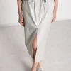 Jupe midi en coton