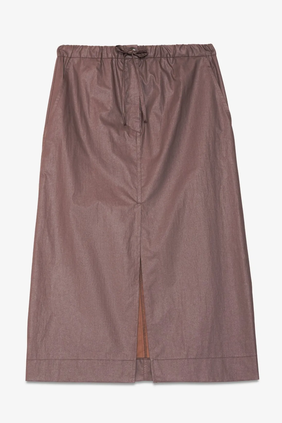 Jupe midi en coton