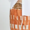 Jupe midi en viscose