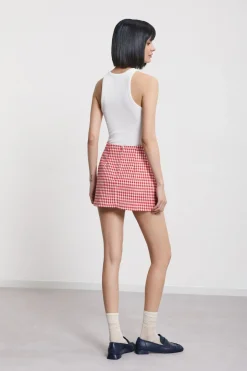 Mini jupe imprimé vichy