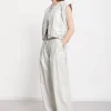 Pantalon ample en coton