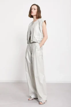 Pantalon ample en coton