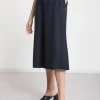 Pantalon cropped en popeline