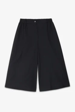 Pantalon cropped en popeline