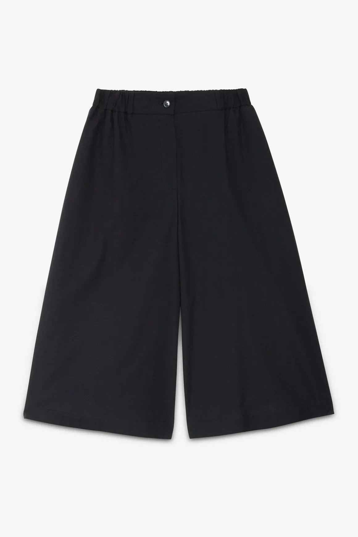 Pantalon cropped en popeline