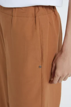 Pantalon culotte en popeline