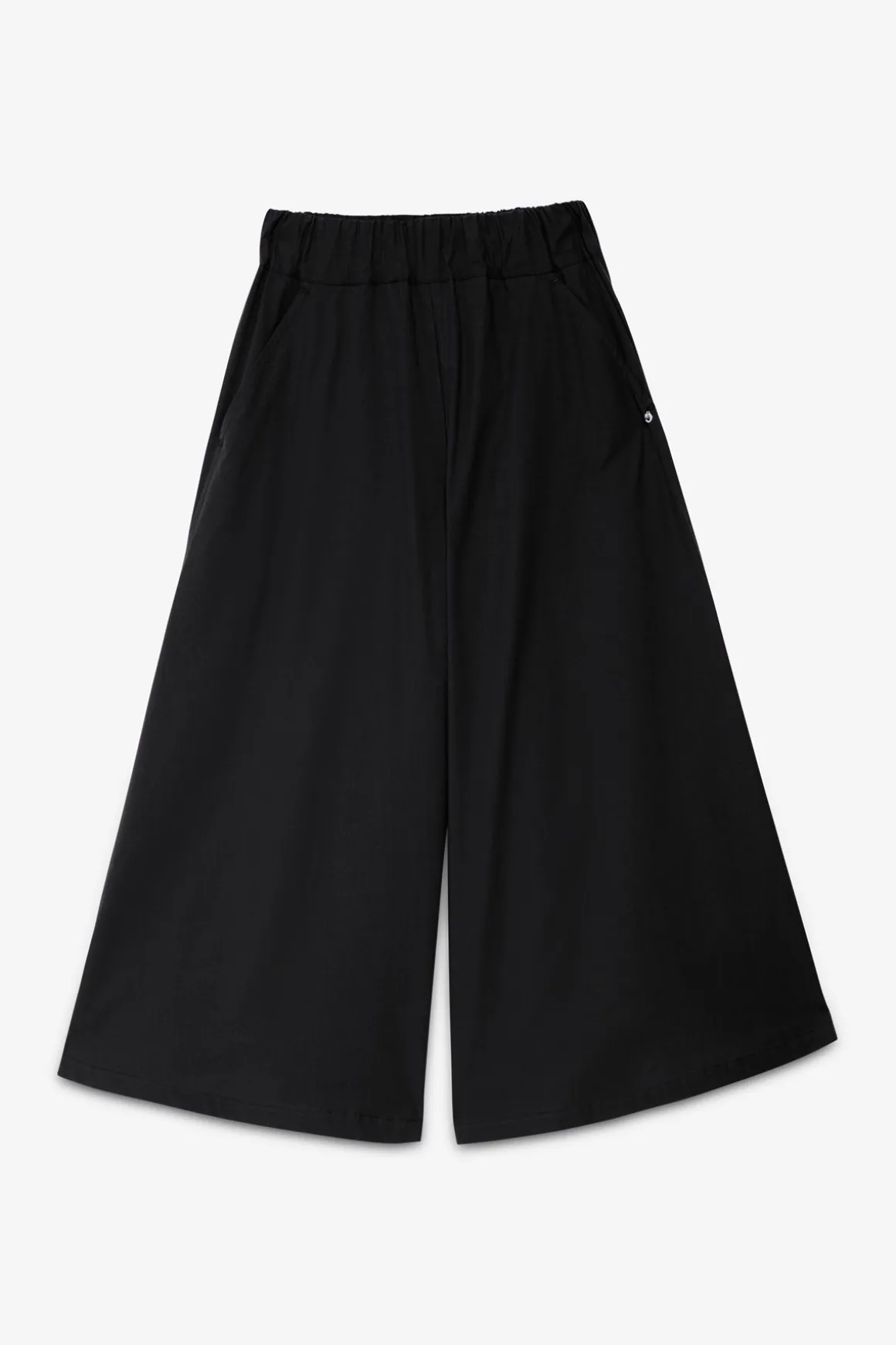Pantalon culotte en popeline