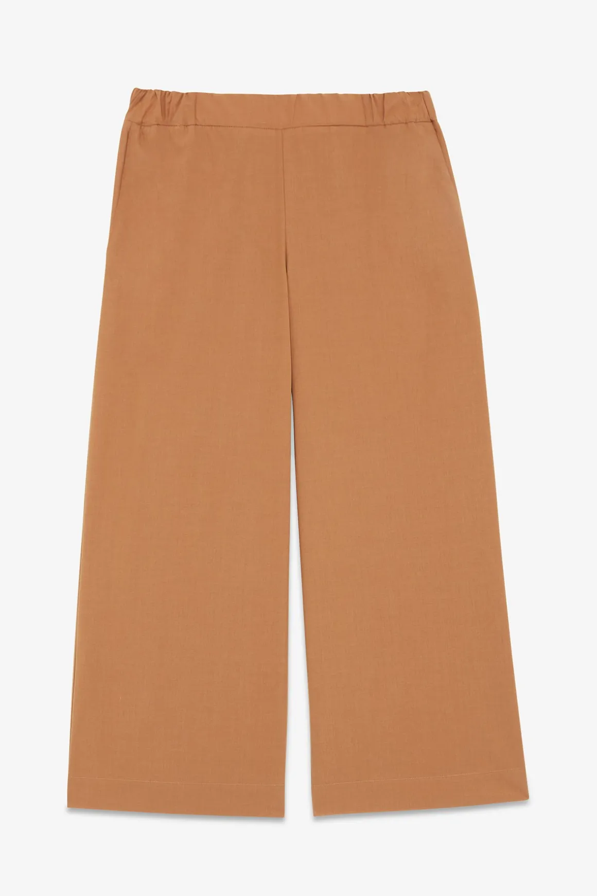 Pantalon culotte en popeline