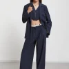 Pantalon en lin double tissu