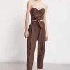 Pantalon en popeline