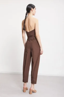 Pantalon en popeline
