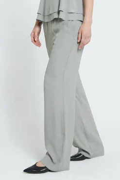 Pantalon en soie mélangée