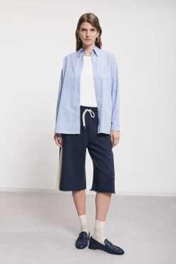 Pantalon jogger cropped en coton