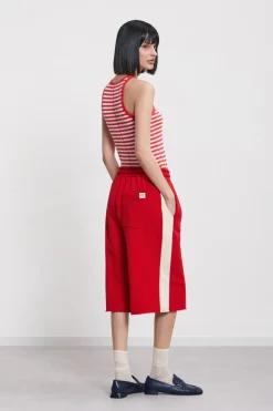 Pantalon jogger cropped en coton